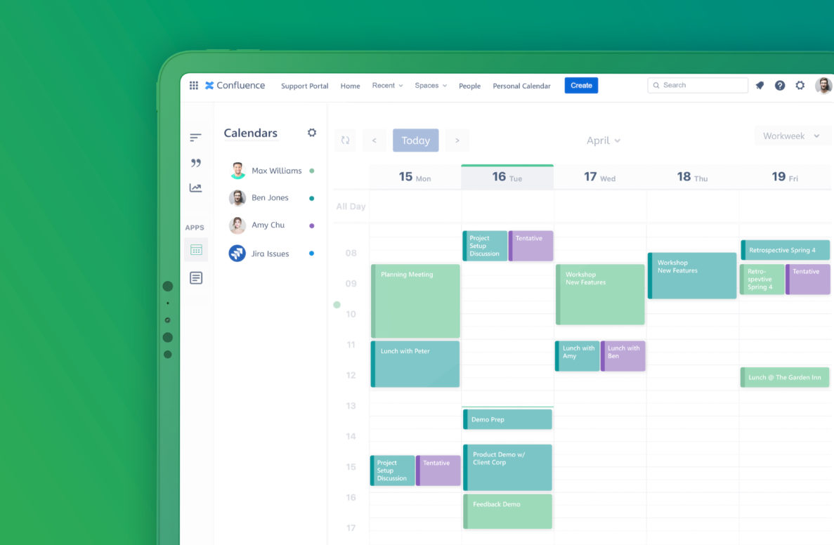 Outlook Calendars for Confluence - Blog - Use Cases