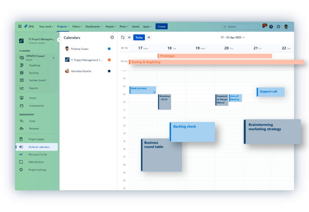 Outlook Kalender Unternehmen 